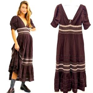 Free People Delicacy Midi Dress